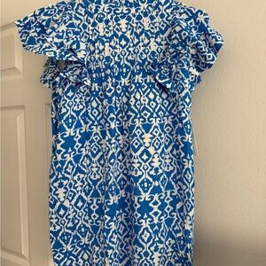 Tuckernuck Ruffled Shoulder Mini Dress